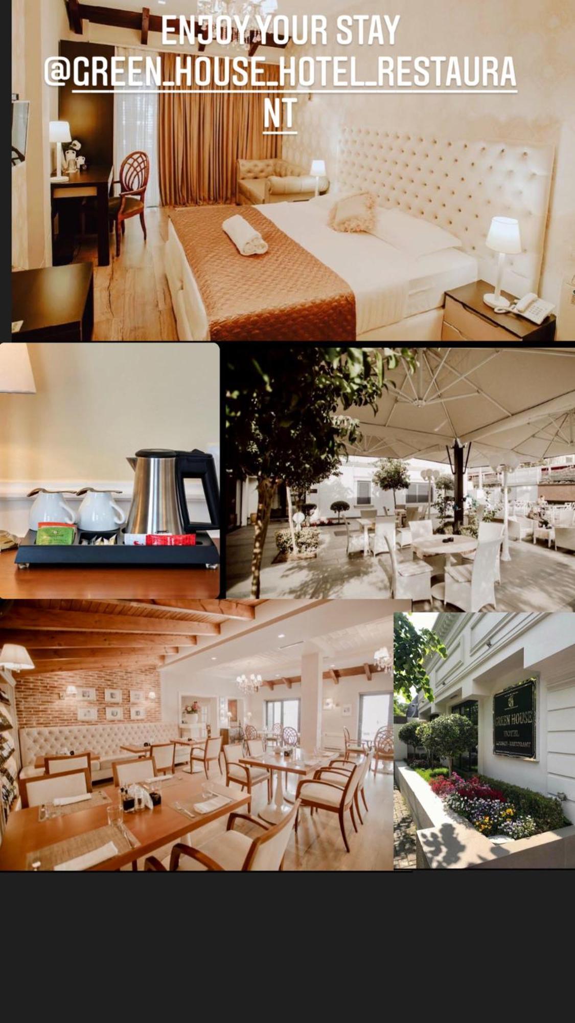 Green House Hotel & Restaurant Tiranë Ngoại thất bức ảnh